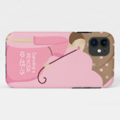 Vervaldatum Geslacht Zwangere vrouw onthullen Case-Mate iPhone Case (Achterkant (horizontaal))