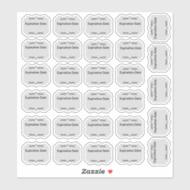 Vervaldatum labels, keukenlabels. voorraadkast sticker