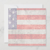 Vervallen antieke Amerikaanse vlag (Achterkant)