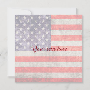 Vervallen antieke Amerikaanse vlag