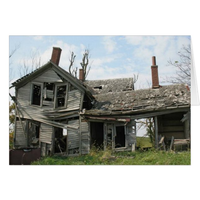 Vervallen Boerderijen huis (Voorkant Horizontaal)