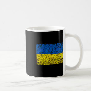Vervallen Oekraïense Vlag Blauw Geel Patriottisch Koffiemok
