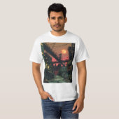 Vervallen stripstad t-shirt (Voorkant volledig)