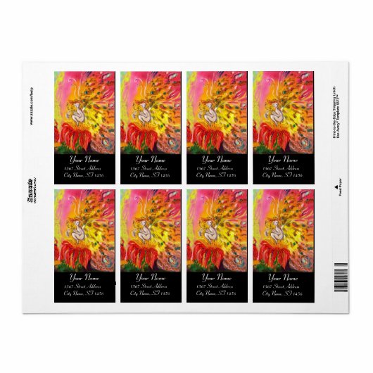 VERVALSINGEN VAN DE DAWN ETIKET (Full Sheet)