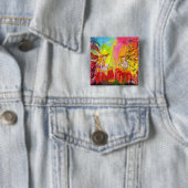 VERVALSINGEN VAN DE DAWN VIERKANTE BUTTON 5,1 CM (In situ)