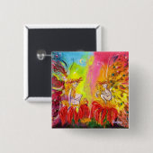 VERVALSINGEN VAN DE DAWN VIERKANTE BUTTON 5,1 CM (Voorkant /achterkant)