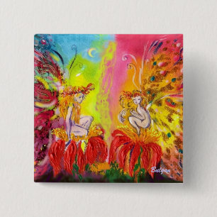 VERVALSINGEN VAN DE DAWN VIERKANTE BUTTON 5,1 CM