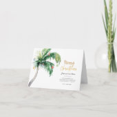 Vervalste kerstaankondiging met palmboom (Voorkant)