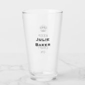 Vervang CRAFT, Naam | Trendy Keep Calm Pintglas Glas (Achterkant)