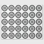 Vervang door je eigen geüploade QR-code of afbeeld Cadeaupapier (Vlak)