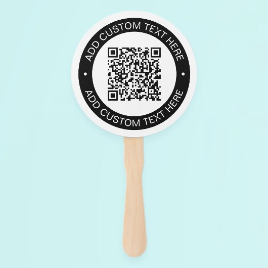 Vervang door uw eigen geüploade QR-code of Afbeeld Handwaaier