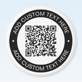 Vervang door uw eigen geüploade QR-code of Afbeeld Magneet