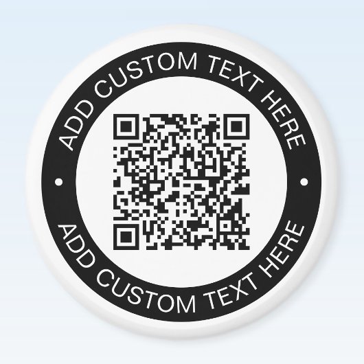Vervang door uw eigen geüploade QR-code of Afbeeld Magneet
