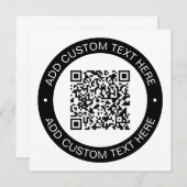 Vervang door uw eigen geüploade QR-code of Afbeeld Notitiekaartje (Voorkant / Achterkant)