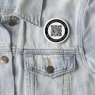 Vervang door uw eigen geüploade QR-code of Afbeeld Ronde Button 5,7 Cm