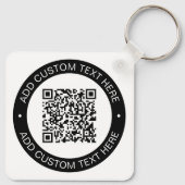Vervang door uw eigen geüploade QR-code of Afbeeld Sleutelhanger (Achterkant)