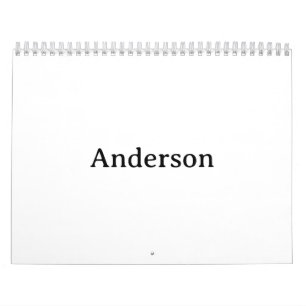 Vervang Eigen Ontwerp 21,59 x 27,94 cm 2 pagina's  Kalender