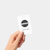 Vervang je bedrijfsnaam van je Logo Badge (Handheld)