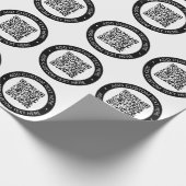 Vervang met je eigen geüploade QR-code of afbeeldi Cadeaupapier (Hoek)