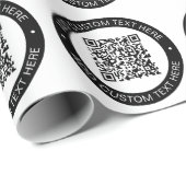 Vervang met je eigen geüploade QR-code of afbeeldi Cadeaupapier (Rol Hoek)