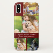 Vervang tekst en foto's door uw eigen Case-Mate iPhone case (Achterkant)