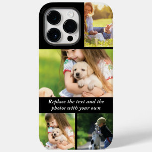 Vervang tekst en foto's door uw eigen Case-Mate iPhone 14 pro max hoesje