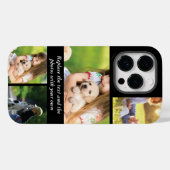 Vervang tekst en foto's door uw eigen Case-Mate iPhone case (Achterkant (horizontaal))