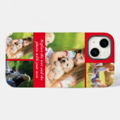 Vervang tekst en foto's door uw eigen Case-Mate iPhone case (Achterkant (horizontaal))