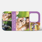 Vervang tekst en foto's door uw eigen Case-Mate iPhone case (Achterkant (horizontaal))