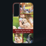 Vervang tekst en foto's door uw eigen samsung galaxy hoesje<br><div class="desc">Vervang tekst en foto's door uw eigen</div>