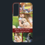 Vervang tekst en foto's door uw eigen samsung galaxy hoesje<br><div class="desc">Vervang tekst en foto's door uw eigen</div>