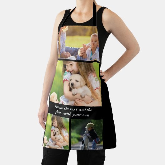 Vervang tekst en foto's door uw eigen schort (Insitu)