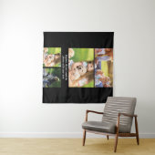 Vervang tekst en foto's door uw eigen wandkleed (In Situ (horizontaal))