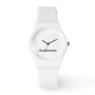 Vervang Tekst Siliconen Band Wit Horloge