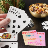 Vervang Uw Eigen Ontwerp Aangepaste Poker Speelkaa Pokerkaarten (Insitu)