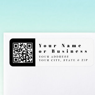 Vervang uw eigen QR-code   Modern Etiket