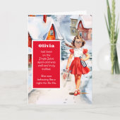 Vervang uw gezicht Kerstmis Kaart (Voorkant)