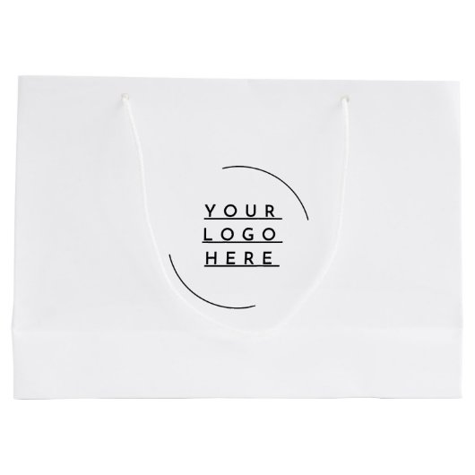 Vervang uw logo groot cadeauzakje (Achterkant)