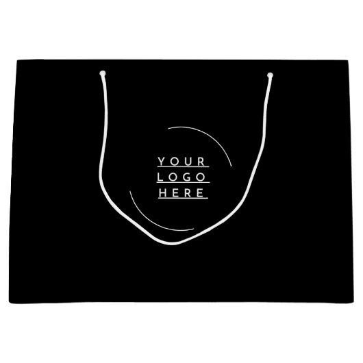 Vervang uw logo  groot cadeauzakje (Voorkant)