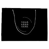 Vervang uw logo  groot cadeauzakje (Achterkant)