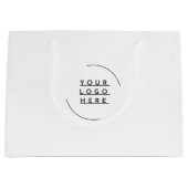 Vervang uw logo groot cadeauzakje (Voorkant)