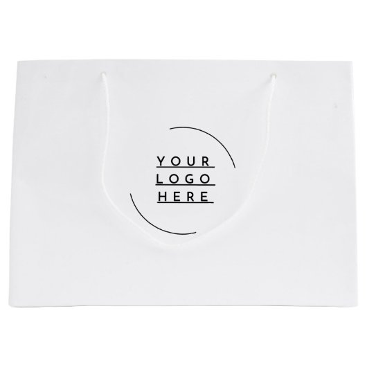 Vervang uw logo groot cadeauzakje (Voorkant)