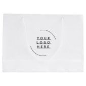 Vervang uw logo groot cadeauzakje (Achterkant)