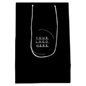 Vervang uw logo  medium cadeauzakje (Achterkant)