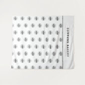 Vervang uw Logo voor kleine bedrijven Wandkleed (Voorkant (horizontaal))