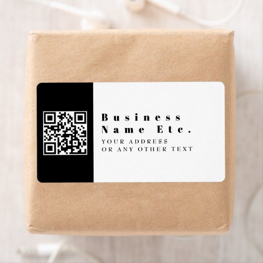 Vervang uw QR-code | Modern Etiket (Insitu)