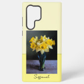 Vervangbare narcissen in vaas stilleven foto samsung galaxy hoesje (Achterkant)