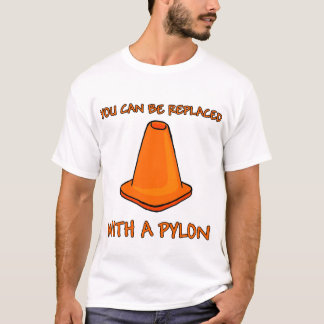 Vervangen met een pylon t-shirt