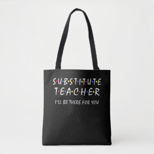 Vervangend docent is daar weer terug naar school v tote bag