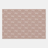 Vervangend papierblad op jaarbasis inpakpapier vel (Voorkant 3)